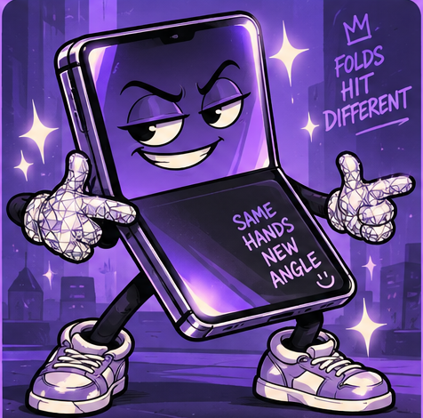 iFOLD, a smirking foldable phone
